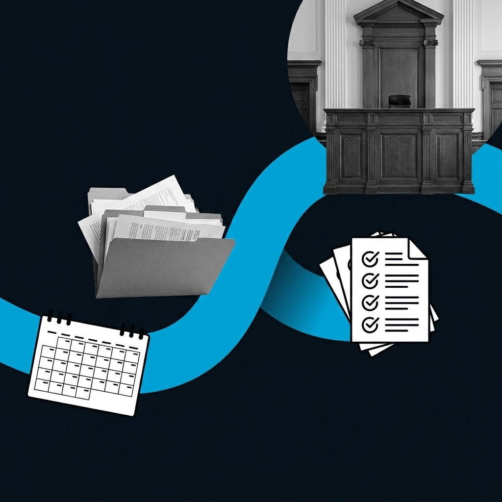 Pre-trial alcohol monitoring strategy documents and court preparation