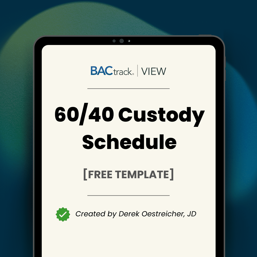 How to Implement the 60/40 Custody Schedule [+ Free Legal Template]