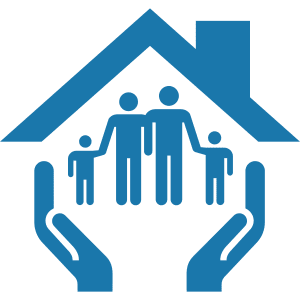 Family under house icon — family and custody use cases for BACtrack View