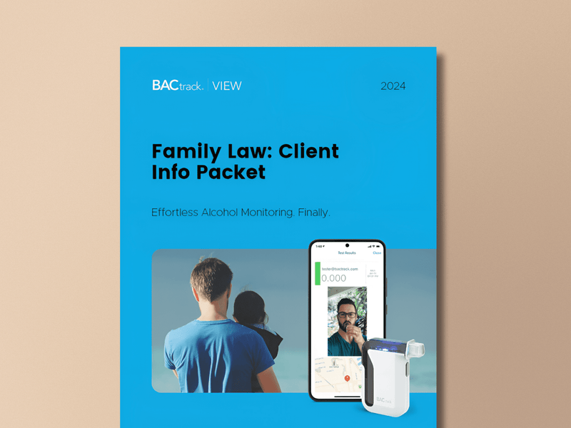 BACtrack View family law client information packet page 1