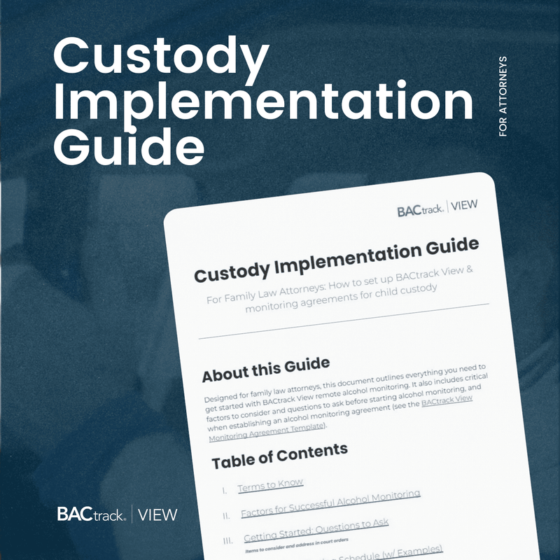 BACtrack View downloadable resources mockup showing printed materials