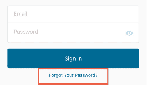 BACtrack View app login screen