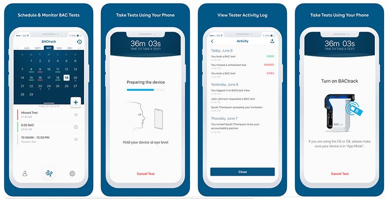 BACtrack View remote alcohol monitoring