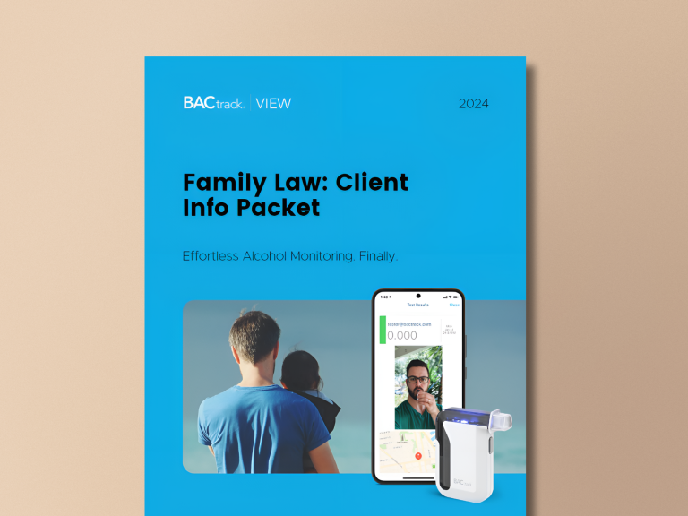 Alcohol Monitoring for Family Law Client Packet Image