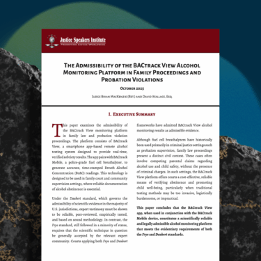 BACtrack View alcohol testing in court admissibility report featured image